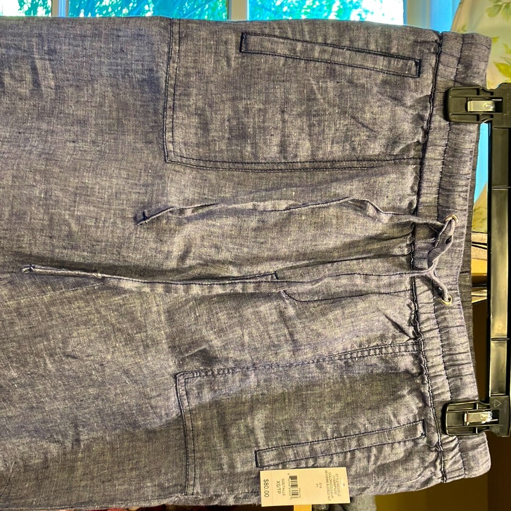 NWT 100% linen pants size xs women